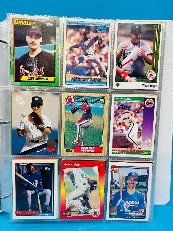 Photo 19 of 687135… final sale no returns/refunds  396 mixed baseball cards in binder 