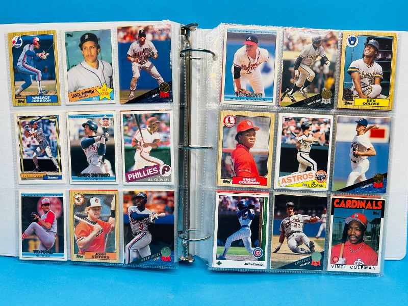 Photo 16 of 687135… final sale no returns/refunds  396 mixed baseball cards in binder 