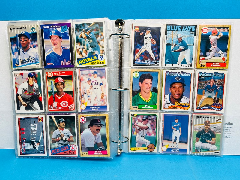 Photo 6 of 687135… final sale no returns/refunds  396 mixed baseball cards in binder 