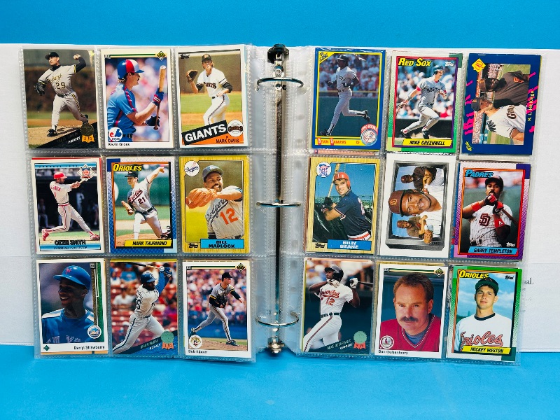 Photo 17 of 687135… final sale no returns/refunds  396 mixed baseball cards in binder 