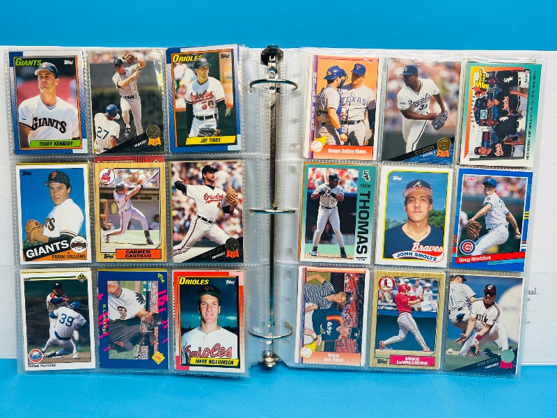 Photo 3 of 687135… final sale no returns/refunds  396 mixed baseball cards in binder 