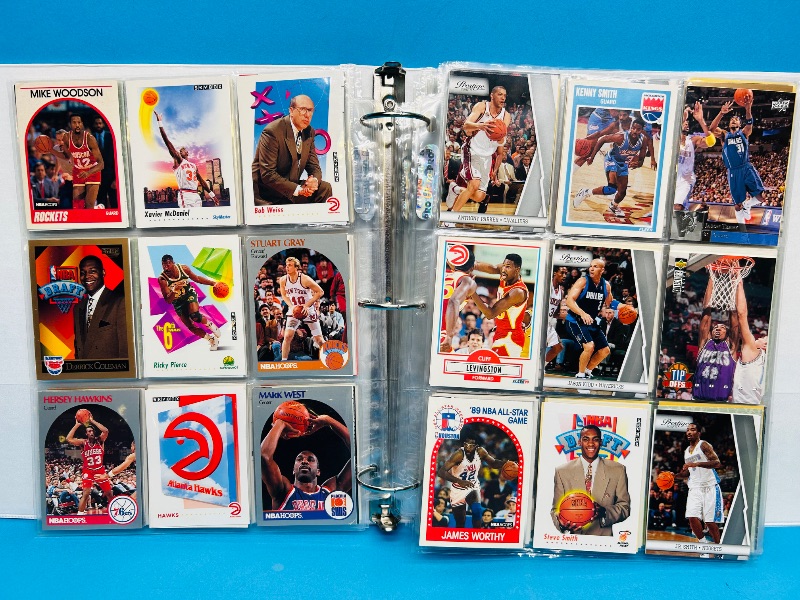 Photo 17 of 687136… final sale no returns/refunds -414 mixed basketball cards in binder 