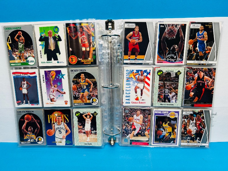 Photo 6 of 687136… final sale no returns/refunds -414 mixed basketball cards in binder 