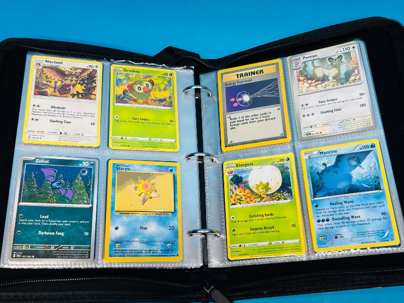 Photo 6 of 687139… final sale no returns/refunds 136 mixed Pokémon cards in binder 