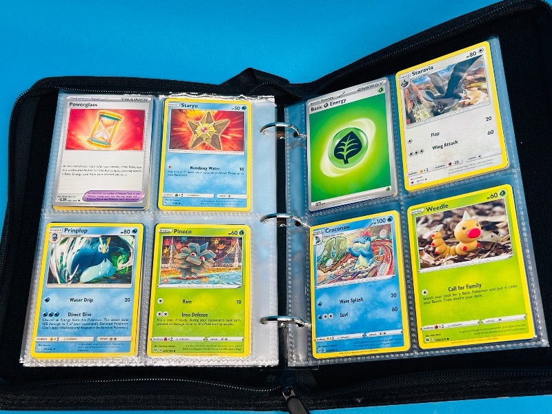 Photo 2 of 687139… final sale no returns/refunds 136 mixed Pokémon cards in binder 