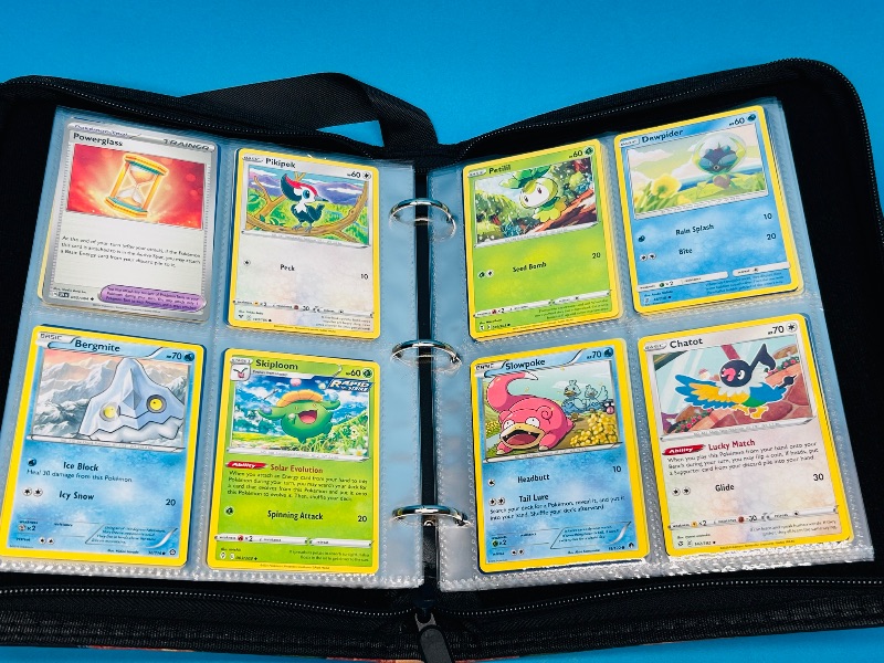 Photo 2 of 687140… final sale no returns/refunds 120 mixed Pokemon cards in binder 