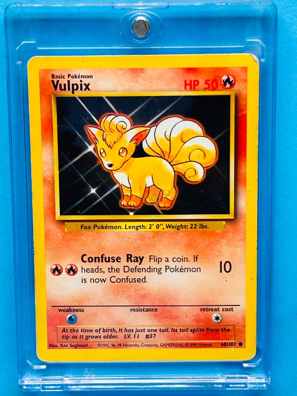 Photo 1 of 687161… Pokémon card in hard plastic case  68/102