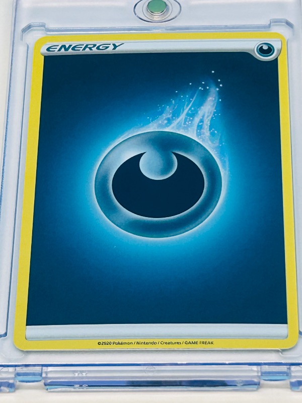 Photo 1 of 687163… Pokémon holo foil energy  card in hard plastic case 