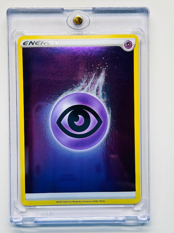 Photo 3 of 687170… Pokémon holo foil energy card in hard plastic case 