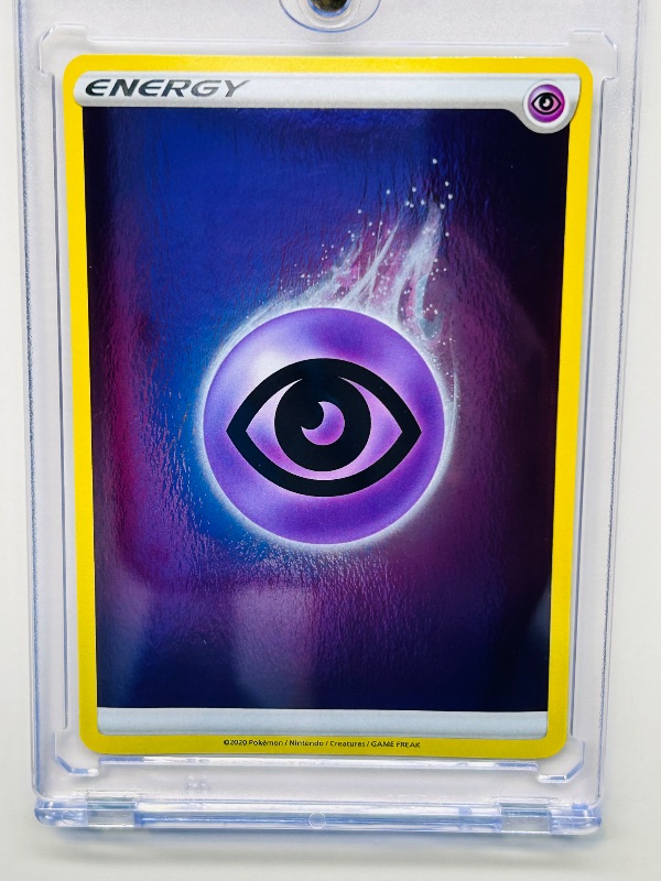 Photo 1 of 687170… Pokémon holo foil energy card in hard plastic case 