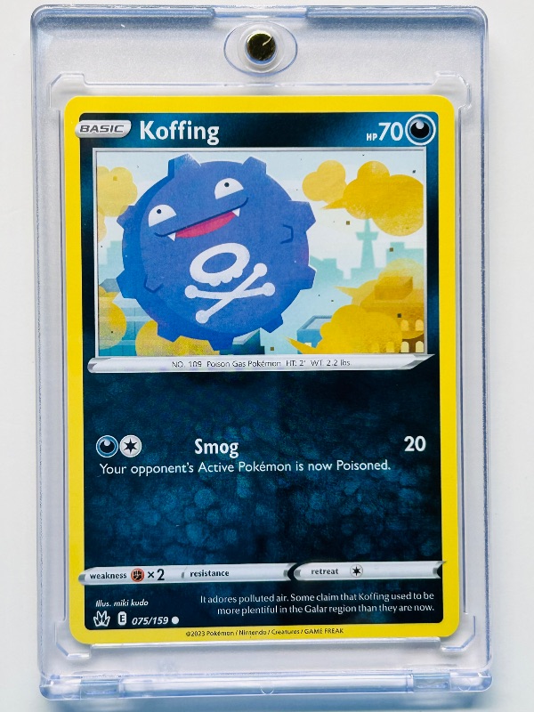 Photo 1 of 687171… Pokémon Kiffing card in hard plastic case 075/159