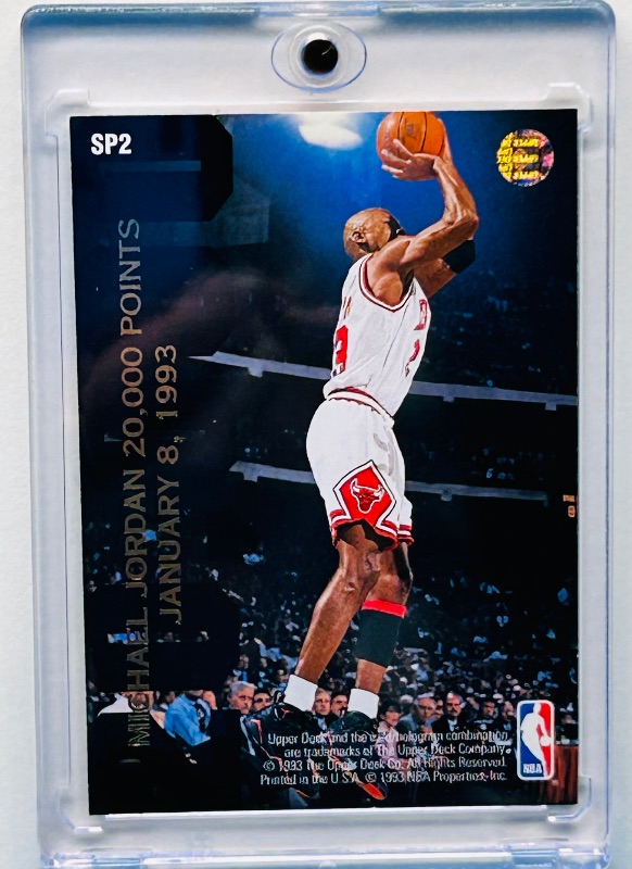 Photo 1 of 687185…Upper Deck Michael Jordan/Dominique Wilkins card SP 2 in hard plastic case