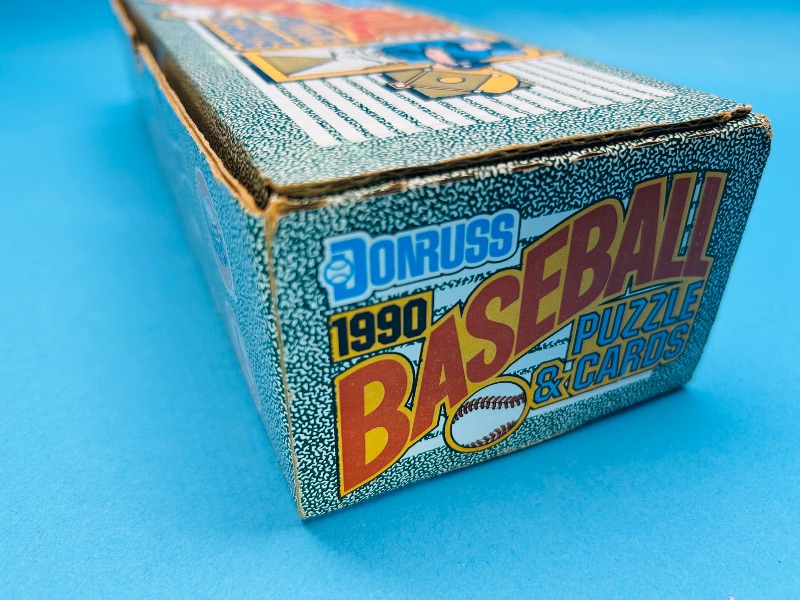 Photo 3 of 687190…final sale no returns/refunds-sealed packs 1990 Donruss baseball cards-box not sealed 