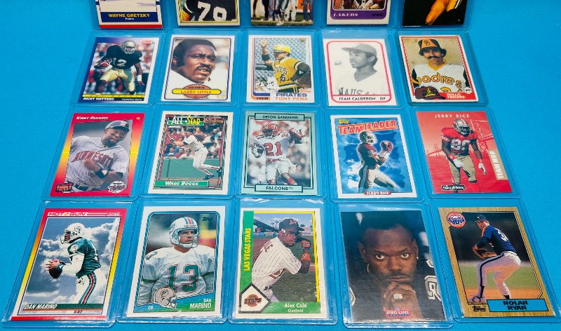 Photo 2 of 687199…final sale no returns/refunds-20 mixed sports cards  in hard plastic sleeves 