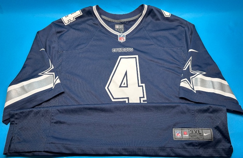 Photo 1 of 687200…size 3XL Cowboys jersey #4 Prescott 