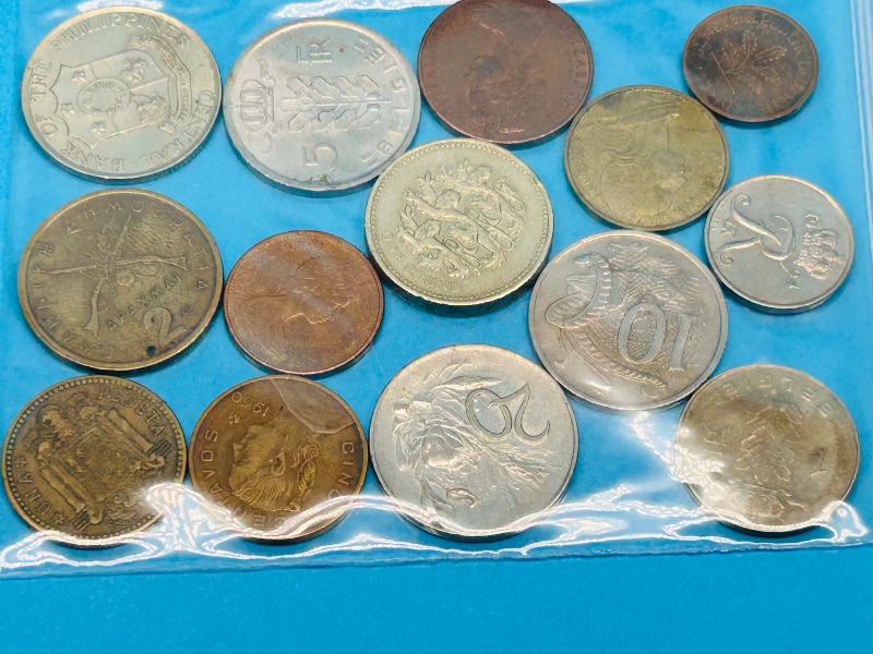 Photo 6 of 687201…circulated foreign coins 1960’s and newer 