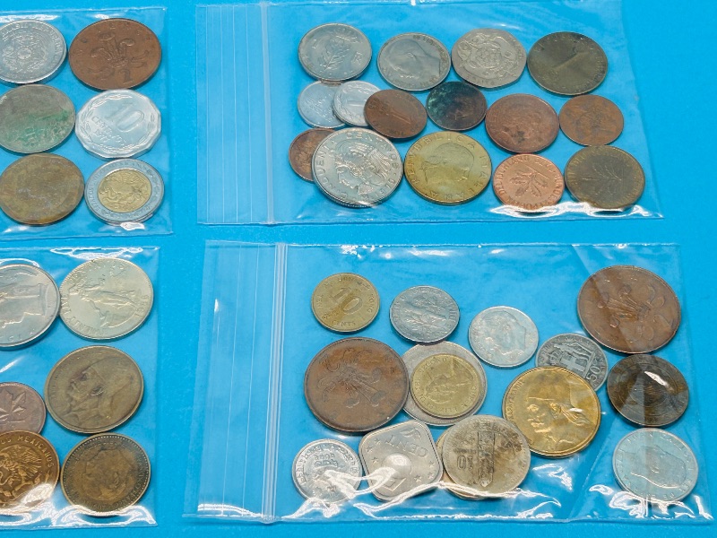 Photo 10 of 687201…circulated foreign coins 1960’s and newer 