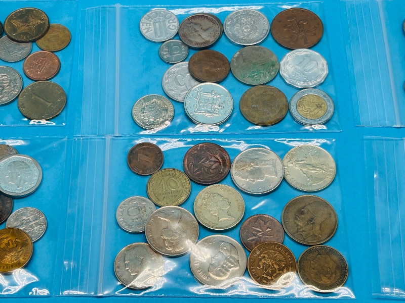 Photo 9 of 687201…circulated foreign coins 1960’s and newer 