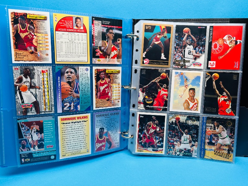 Photo 8 of 687205…final sale no returns/refunds-81 Dominique Wilkins cards in binder 