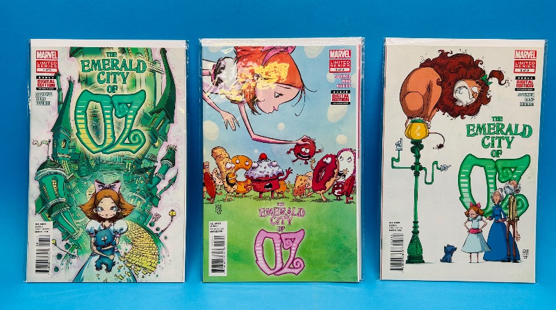 Photo 1 of 687227…3 emerald city of Oz  comics in plastic sleeves 