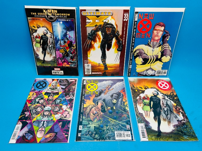 Photo 1 of 687236…6 X-men  comics in plastic sleeves 