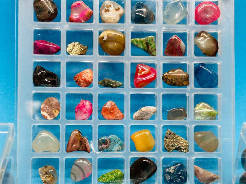 Photo 3 of 687281…small polished  rock collection in acrylic cases 