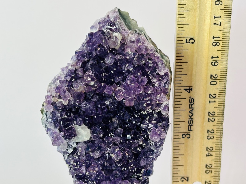 Photo 4 of 687301…5.5”  amethyst crystal rock on stand -height includes display stand