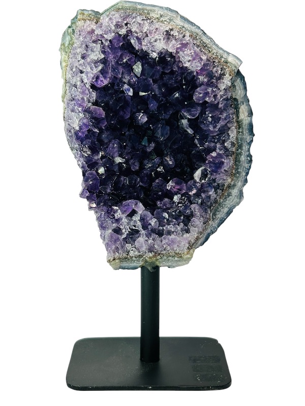 Photo 1 of 687302…7”  amethyst crystal rock on stand -height includes display stand