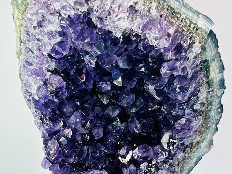 Photo 2 of 687302…7”  amethyst crystal rock on stand -height includes display stand