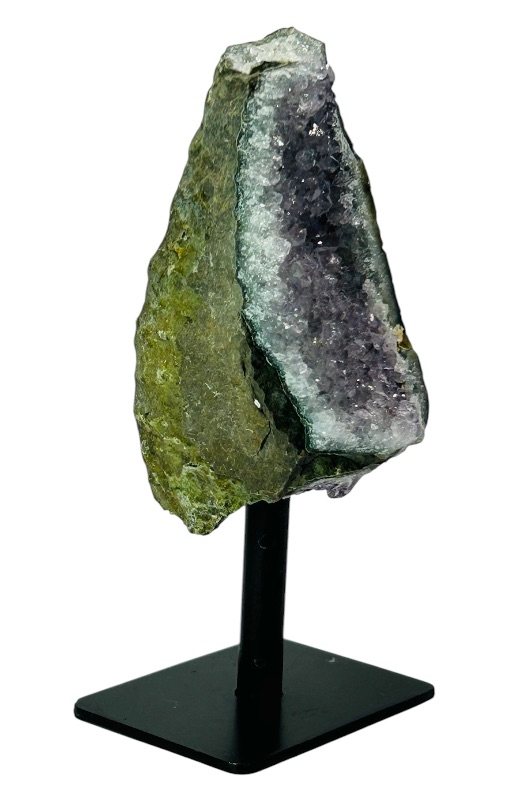 Photo 1 of 687319…6” amethyst crystal rock on stand -height includes display stand 