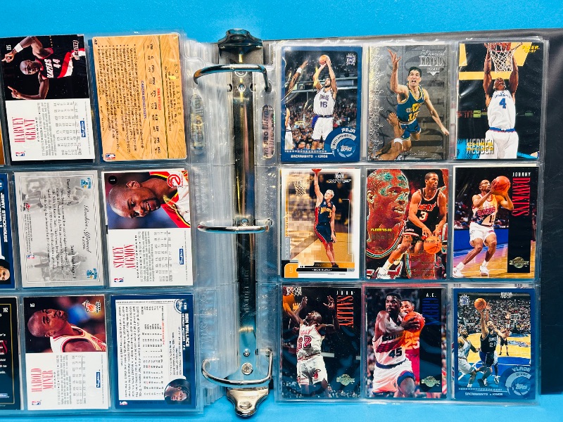 Photo 6 of 687352…final sale no returns/refunds-252 mixed basketball cards in large binder