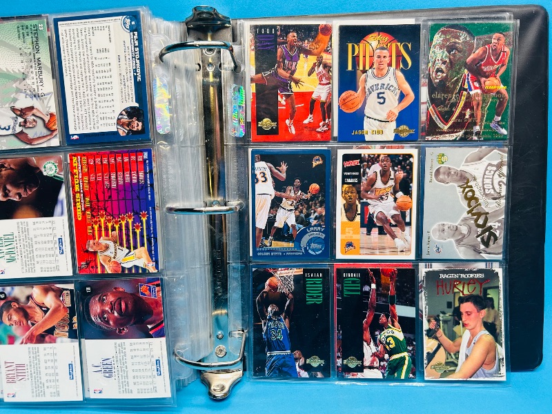 Photo 7 of 687352…final sale no returns/refunds-252 mixed basketball cards in large binder