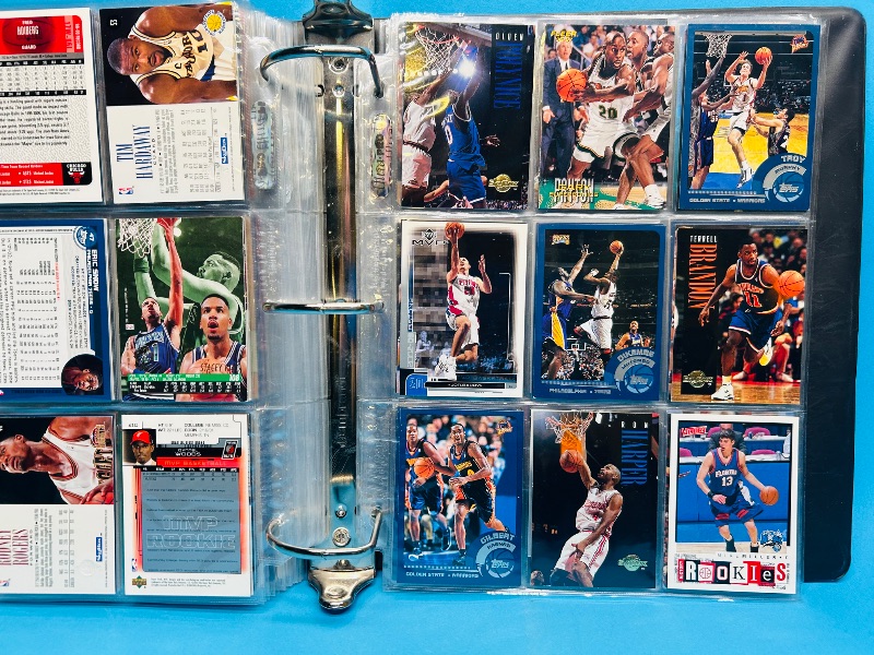 Photo 10 of 687352…final sale no returns/refunds-252 mixed basketball cards in large binder