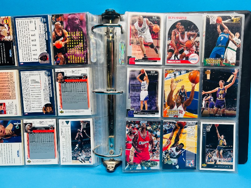 Photo 12 of 687352…final sale no returns/refunds-252 mixed basketball cards in large binder