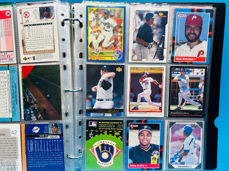 Photo 9 of 687353… final sale no returns/refunds-189 mixed baseball cards in binder
