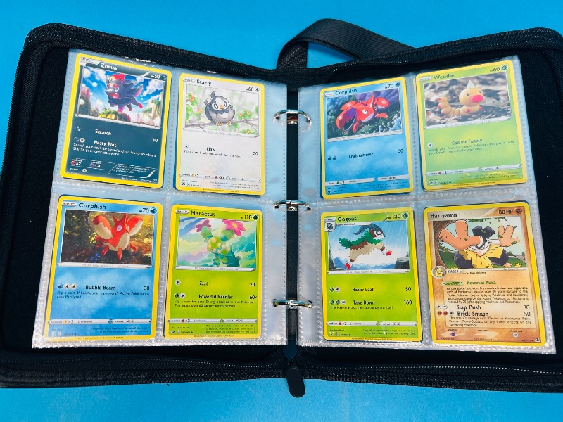 Photo 1 of 687355… final sale no returns/refunds-160 mixed Pokemon cards in binder