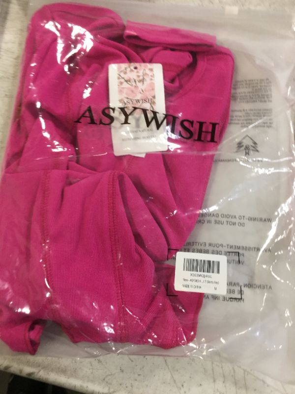 Photo 2 of ASYWISH Womens Going Out Long Sleeve Crop Shirts Y2k Tight Fall Cropped Bodycon Tshirt Women Trendy Fitted Tops Red Medium
