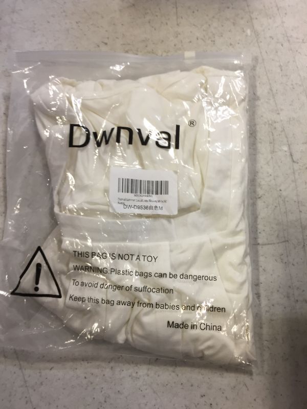Photo 1 of Dwnval Summer Casual Square Neck Tank Tops for Women Loose Fit Tunic Blouses Shirt Plus Size Medium White