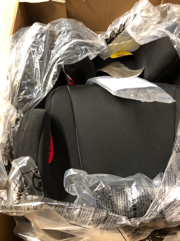 Photo 1 of CYBEX Solution B-Fix High Back Booster Seat, Lightweight Booster Seat, Secure Latch Installation, Linear Side Impact Protection, 12-Position Adjustable Headrest, for Kids 40-120 Lbs, Volcano Black Solution B-fix Volcano Black