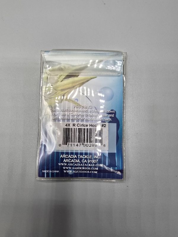 Photo 1 of SANHU Ringed Hooks 14pc Size 2/0 Black Nickle Circle Fish Hooks