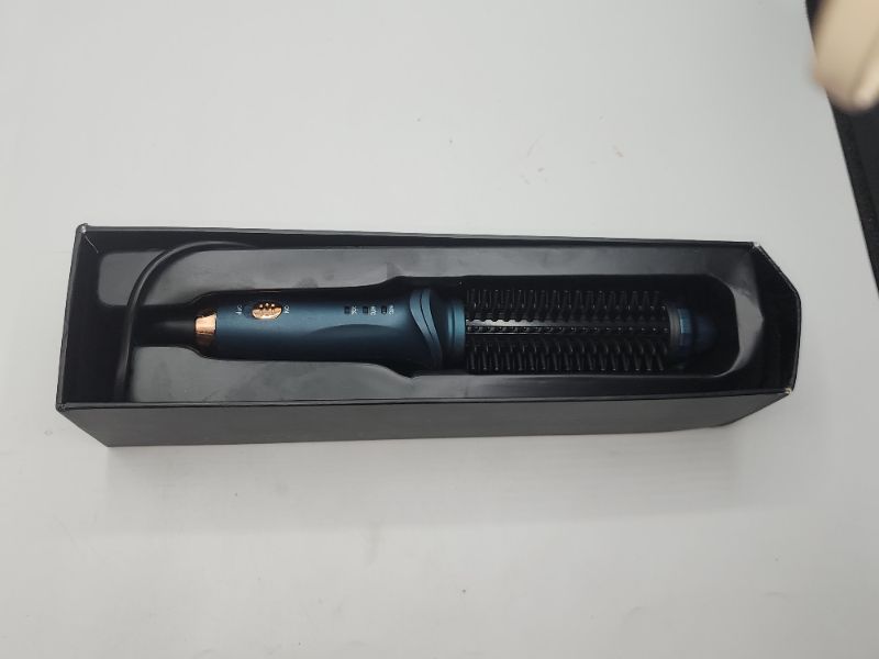 Photo 1 of Curling Iron, Smart Thermostatic Curling Brush Straight Curly Hair Dual Purpose