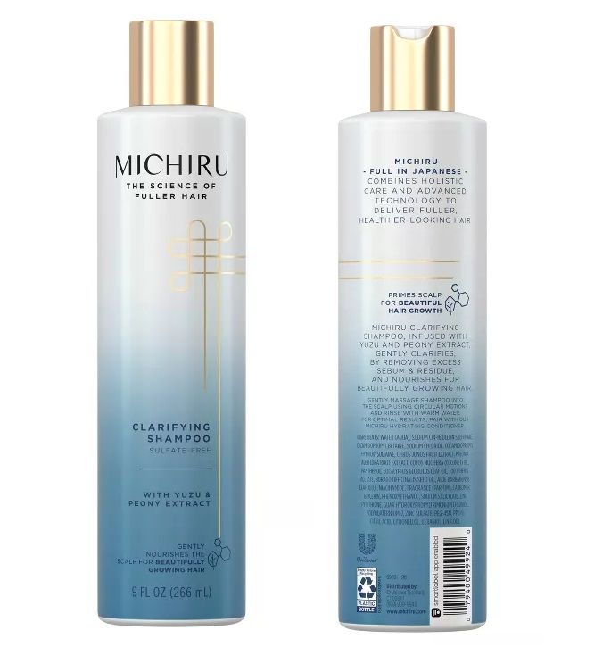 Photo 2 of Michiru Sulfate-Free Clarifying Shampoo - 9 Fl Oz New
