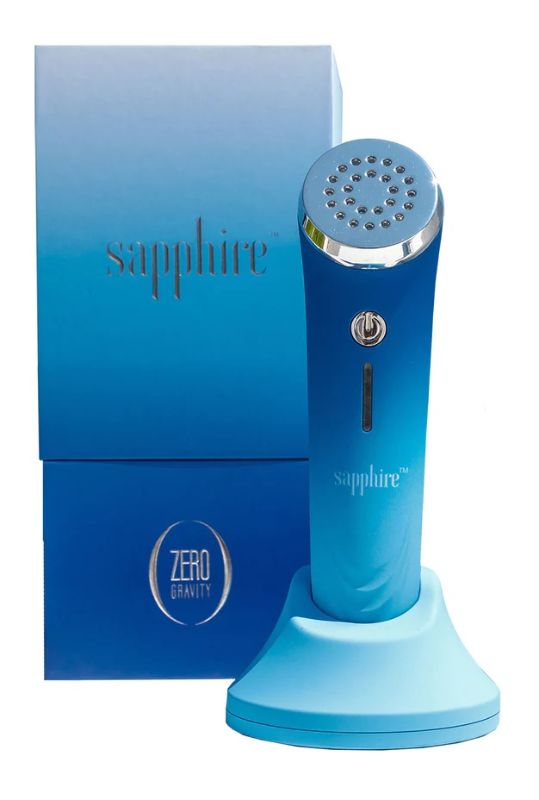 Photo 1 of Sapphire Blue Light Safe Effective Skincare Technology Clears Skin Topical Heat Eliminates Bacteria Revealing Healthier Complexion Increased Blood Flow Relieve Acne Symptoms Painless and Suitable for All Skin Types New 