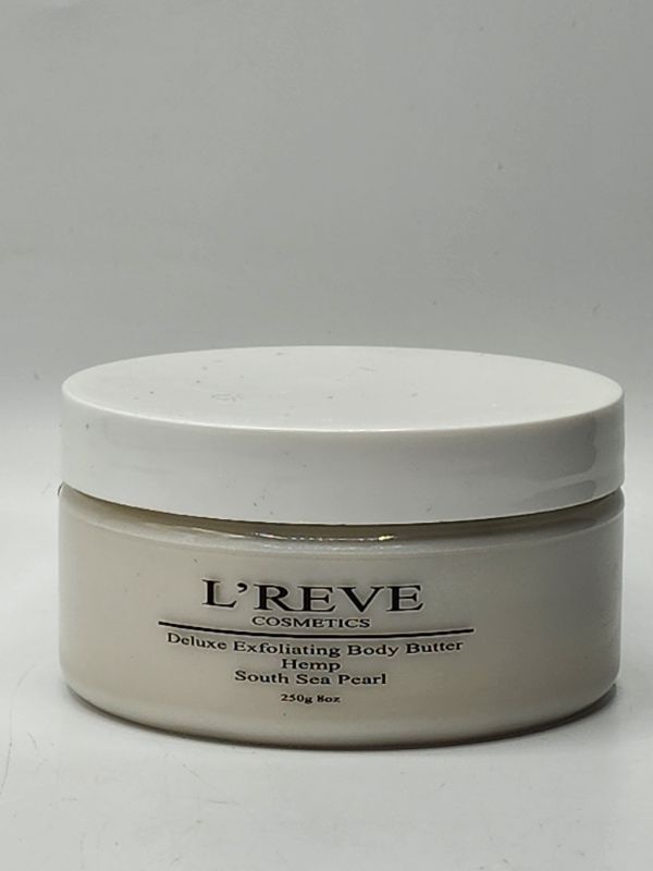 Photo 1 of  Deluxe Exfoliating Body Butter Hemp South Sea Brings Skin Back To Life Feeling Nourished & Smooth Treating Damaged & Cracked Skin 8oz New