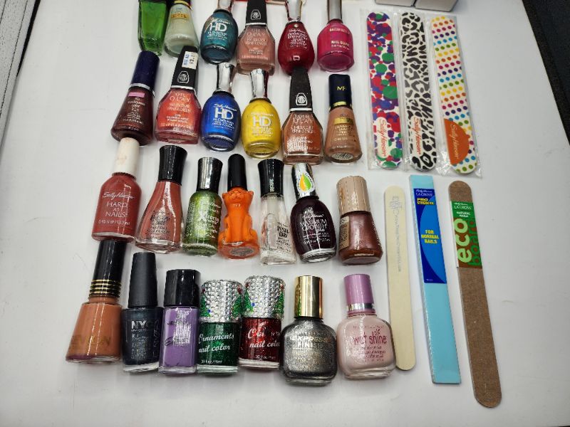 Photo 3 of Miscellaneous Brand Name Nail Polish & Files New