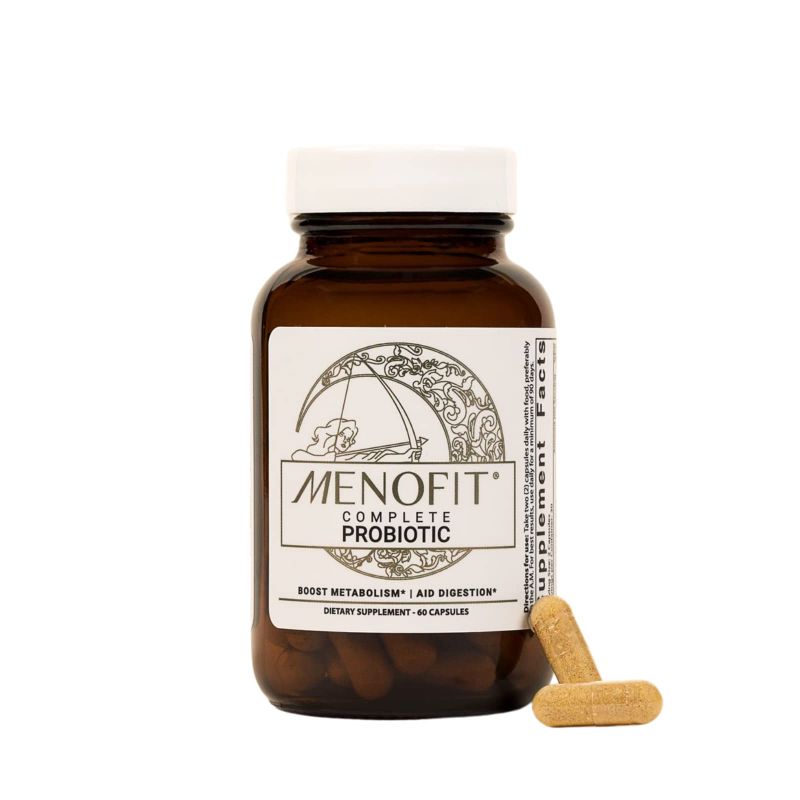 Photo 1 of Menolabs Menofit - Menopause Supplements For Women - Menopause + Perimenopause Relief For Hot Flashes & Hormone Support With Probiotics - 60 Herbal Capsules  