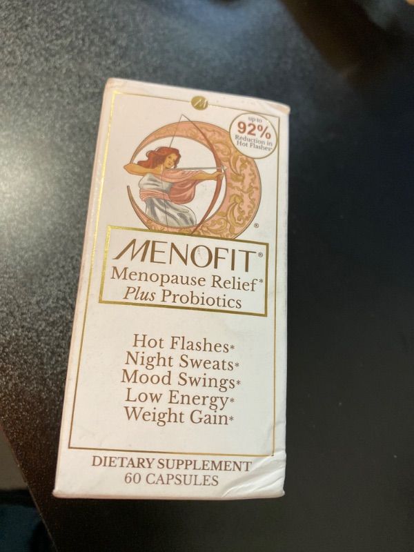 Photo 3 of Menolabs Menofit - Menopause Supplements For Women - Menopause + Perimenopause Relief For Hot Flashes & Hormone Support With Probiotics - 60 Herbal Capsules  