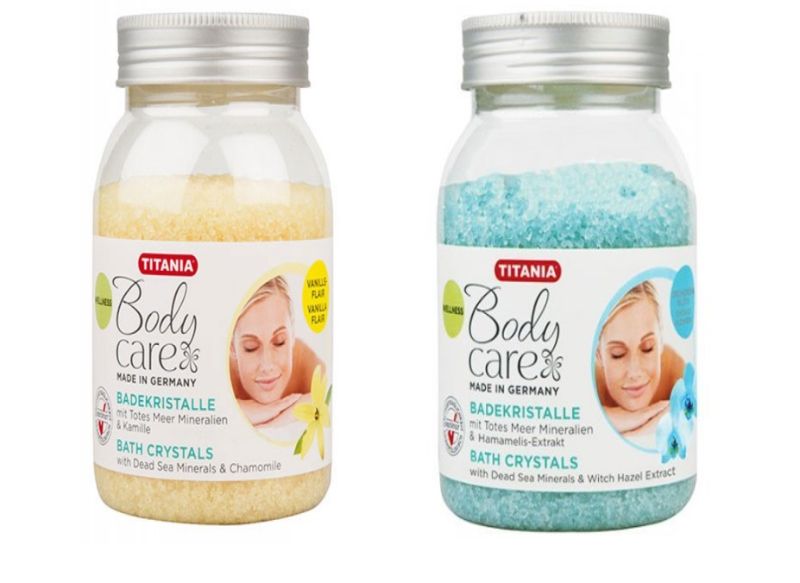 Photo 1 of Titania Vanilla Flair & Blue Orchid Bath Salts New 