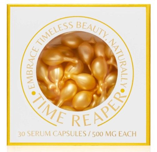 Photo 1 of Time Reaper Capsules Defies Hands of Time Potent Serum Capsules Anti Aging Tech Rejuvenate and Revitalize Skin Youthful Glow Smoother Firmer New 