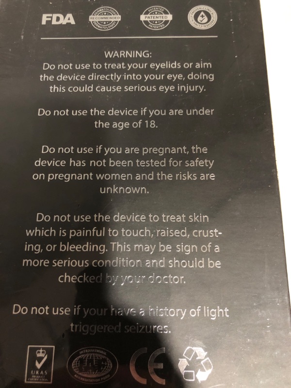 Photo 6 of * important * see clerk notes * 
Marvelous Grey Device Tightens Skin Stimulates Dermal Activity Led Light & Heat Biowave Power Increases Collagen Production